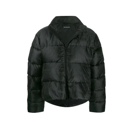 Embroidered Logo Puffer Jacket