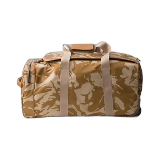 Re-Nylon and leather trolley