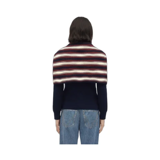 Cotton Striped Cardigan