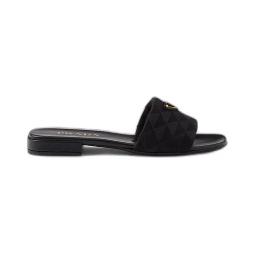 Embroidered fabric slides