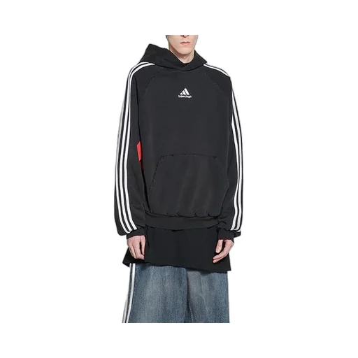 Balenciaga x Adidas Fleece Hoodie Slim Fit