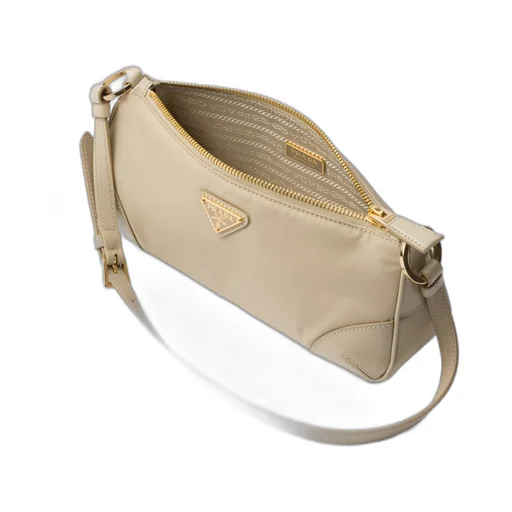 Re-Edition 2002 Re-Nylon and brushed leather shoulder bag