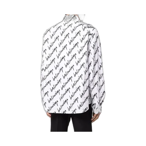 Scribble Logo Short Sleeve Shirt Large Fit
