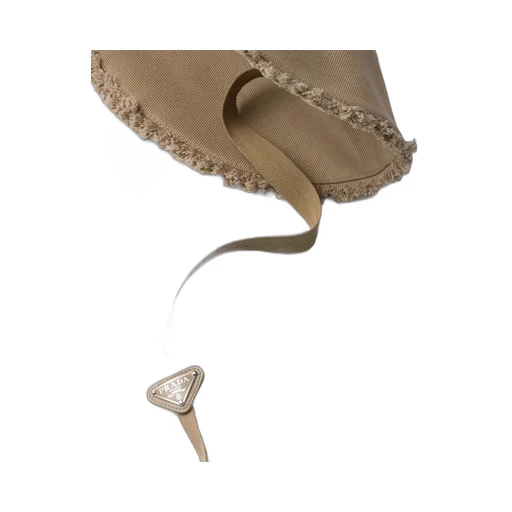 Wide-brimmed drill bucket hat
