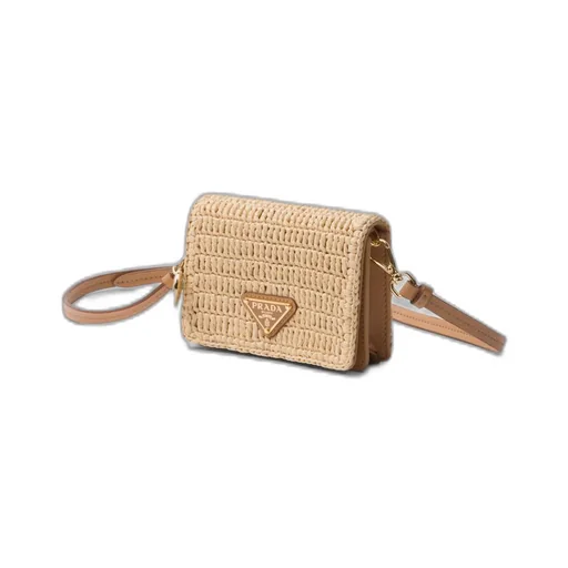 Crochet card holder with shoulder strap