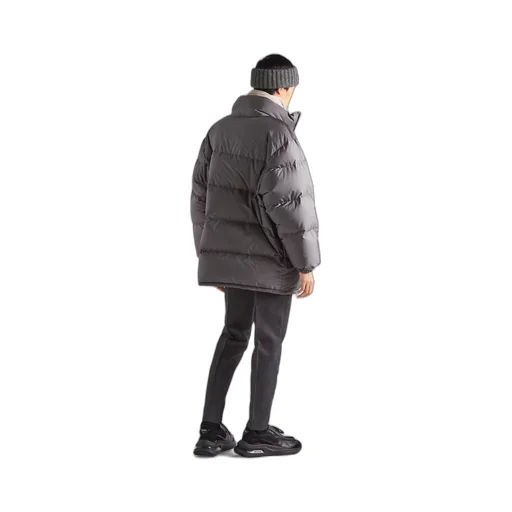 Oversized Re-Nylon down jacket