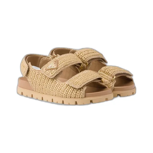 Crochet sandals