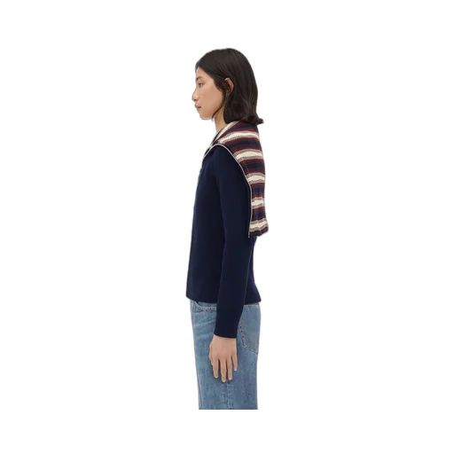 Cotton Striped Cardigan