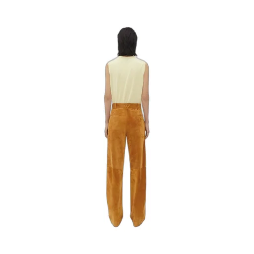 Suede Leather Trousers