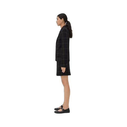 Checked Cotton Mouline Jacket