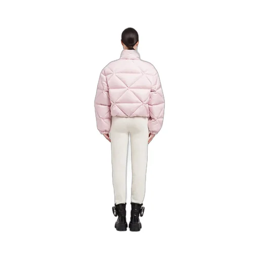 Re-Nylon Gabardine cropped down jacket