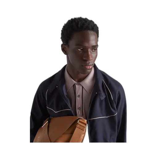 Wool polo shirt