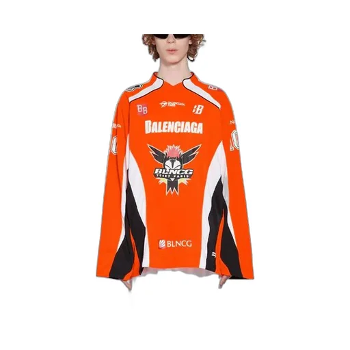 Hockey Panelled Long Sleeve Jersey T-shirt