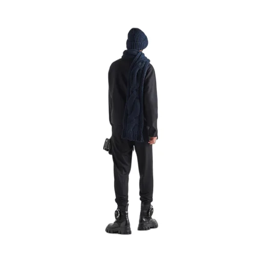 Wool and cashmere blouson jacket