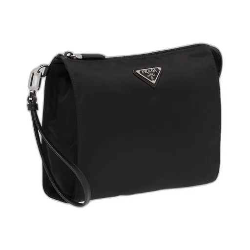 Re-Nylon and Saffiano leather necessaire
