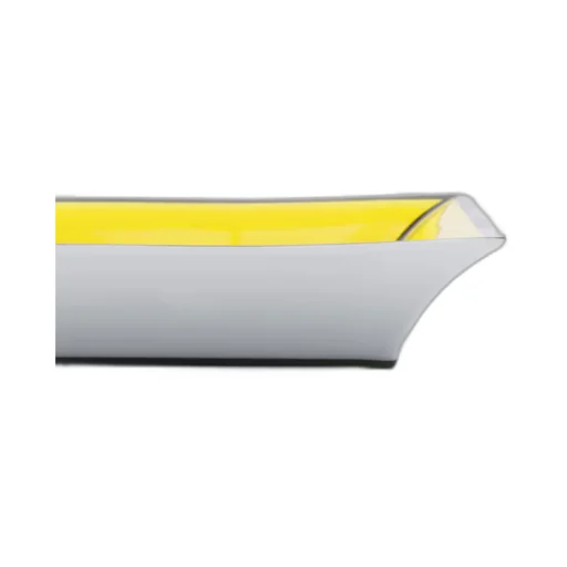Large square porcelain catchall tray - Banana