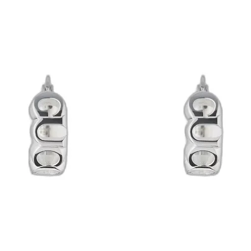 Hoop earrings with Gucci script