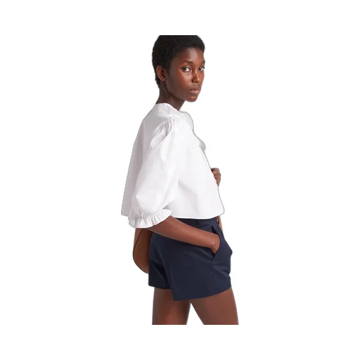 Gabardine shorts