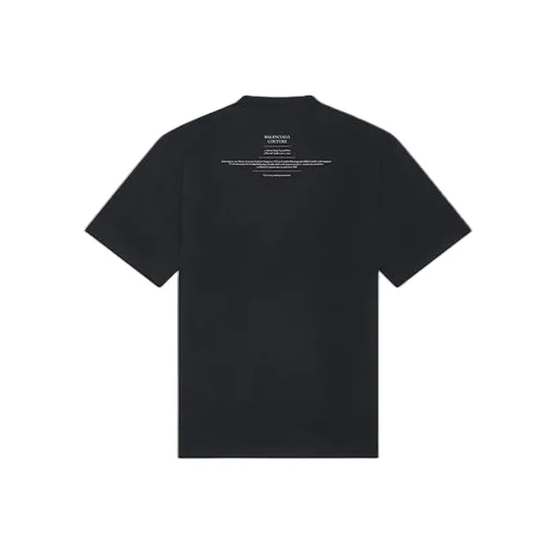 Couture Alphabet Round Neck T-Shirt