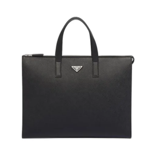 Saffiano leather tote
