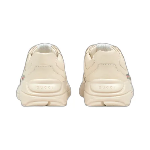 Toddler Rhyton Gucci logo leather trainer