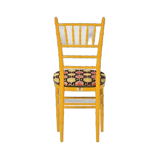 Chiavari chair with GG jacquard
