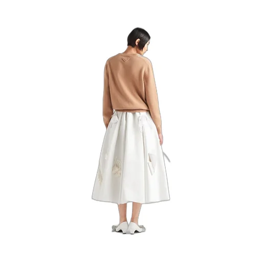 Wool and cashmere crew-neck sweater