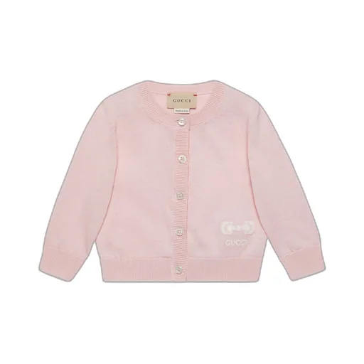 Baby cotton cardigan with Horsebit