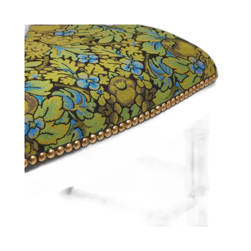Chiavari chair with floral fruit jacquard