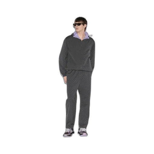 Nylon GG jacquard trouser