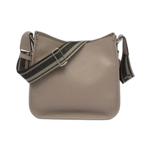 Leather hobo bag