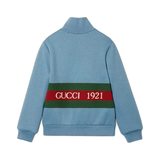 Children's jersey zip jacket