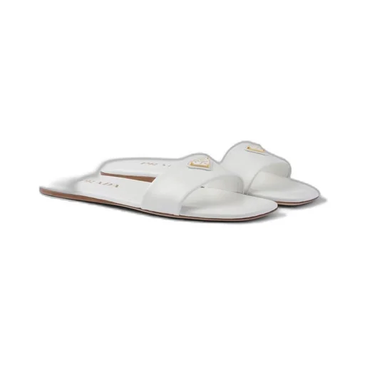 Leather slides