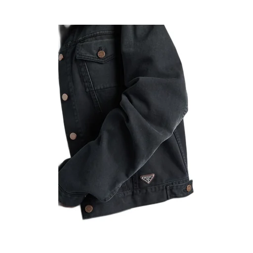 Denim blouson jacket