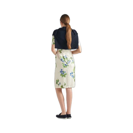 Re-Edition 2003 printed silk twill dress