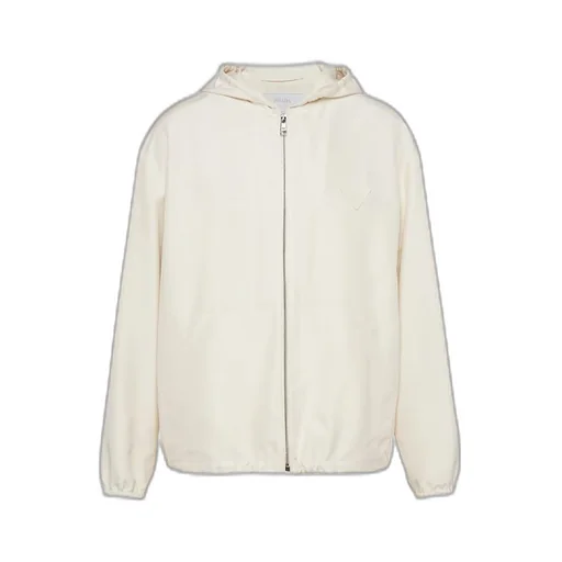 Silk hoodie jacket