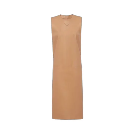Nappa leather dress