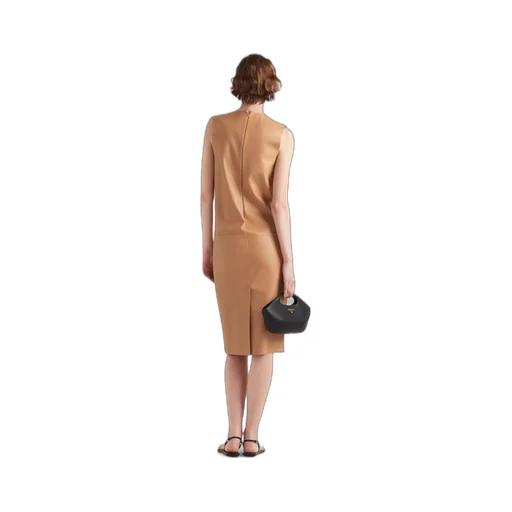 Nappa leather dress