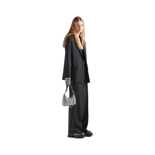 Prada Re-Edition 2005 satin bag with crystals