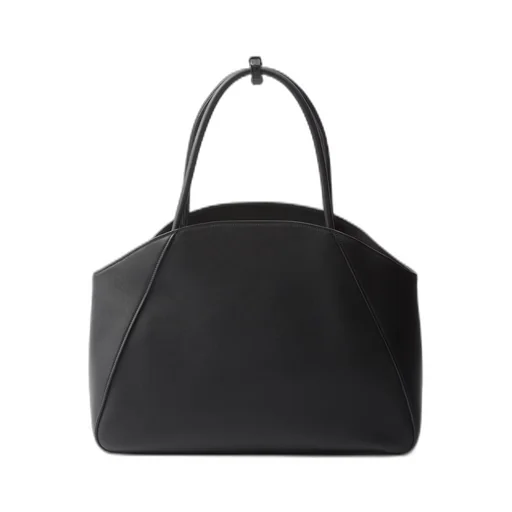 Large leather tote bag