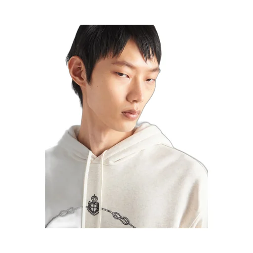 Cotton fleece hoodie