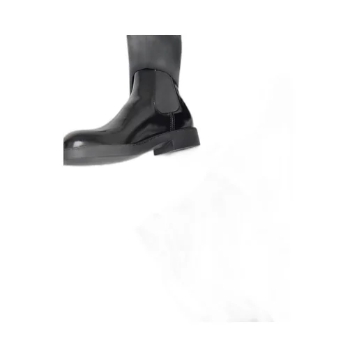 Brushed leather Chelsea boots