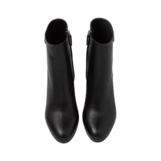 Leather booties