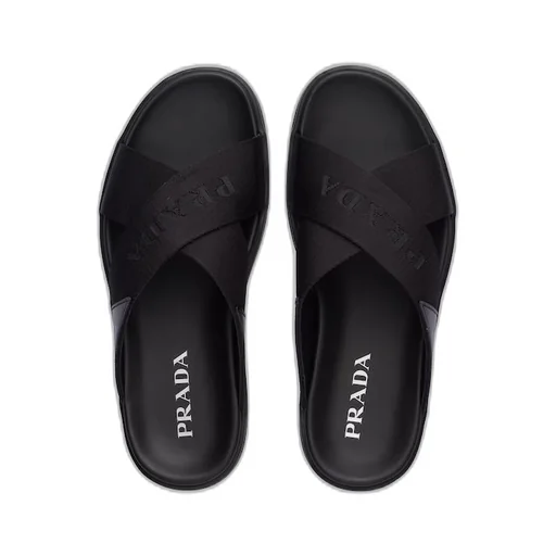 Leather and Re-Nylon sandals