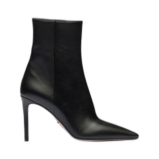 Nappa leather booties
