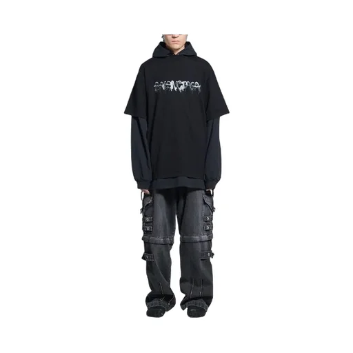 Slime Double Long Sleeve Hooded T-Shirt