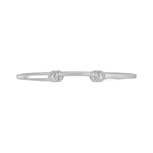 GG Running 18k cuff with diamonds