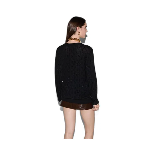 Fine wool GG crystal cardigan