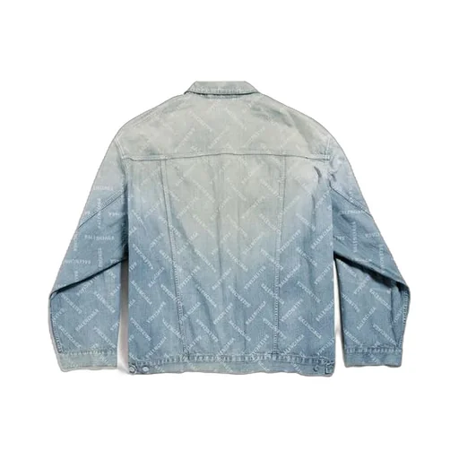 Bal Diagonal Allover Oversized Jacket