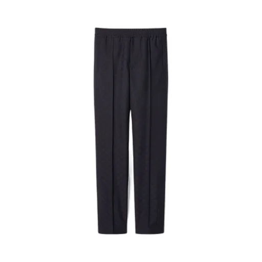 Polyester GG jacquard trouser with Web